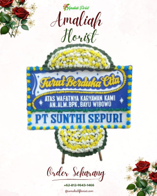 Papan Bunga Duka di Rambung Barat